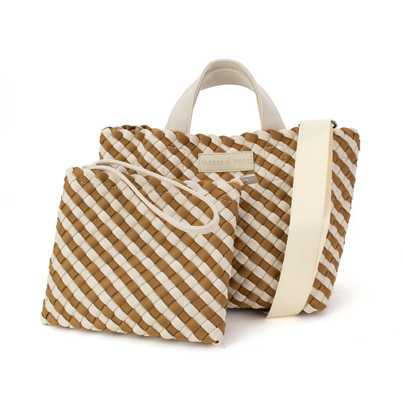 Parker and Hyde Hampton Mini Tote- Camel