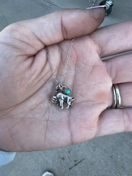 Cactus Rose Studios “On, On Buffaloes” necklace