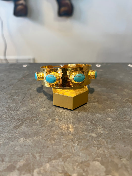 Byzantine Bangle- Turquoise