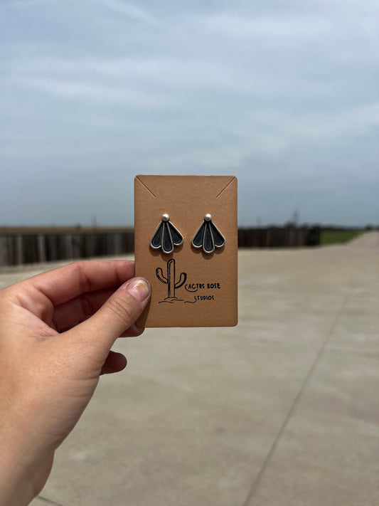 Cactus Rose Studios Floral Fan Earrings MADE TO ORDER