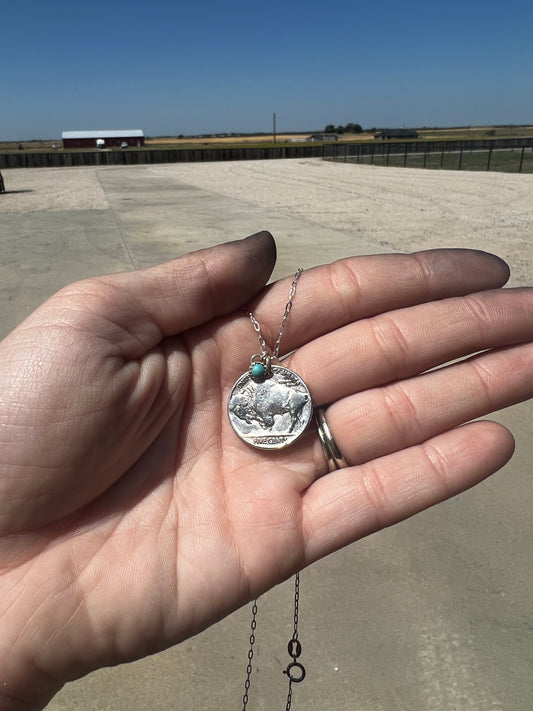 Cactus Rose Studios - buffalo nickel MADE TO ORDER