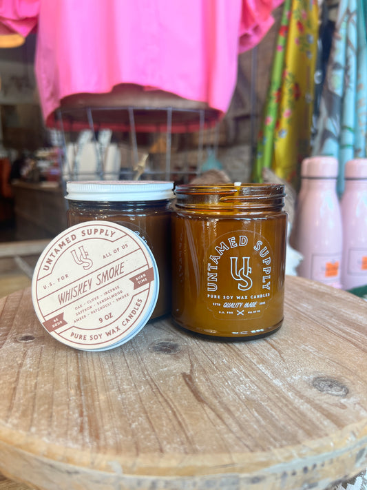 Whiskey Smoke Candle