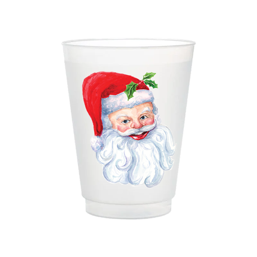 Santa Frosted Cups | Set of 6
