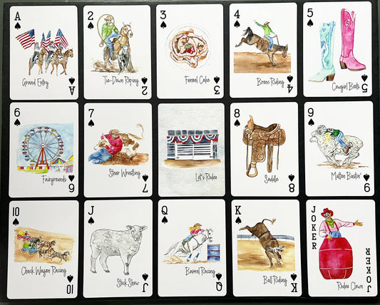Let's Rodeo Playing Card Set