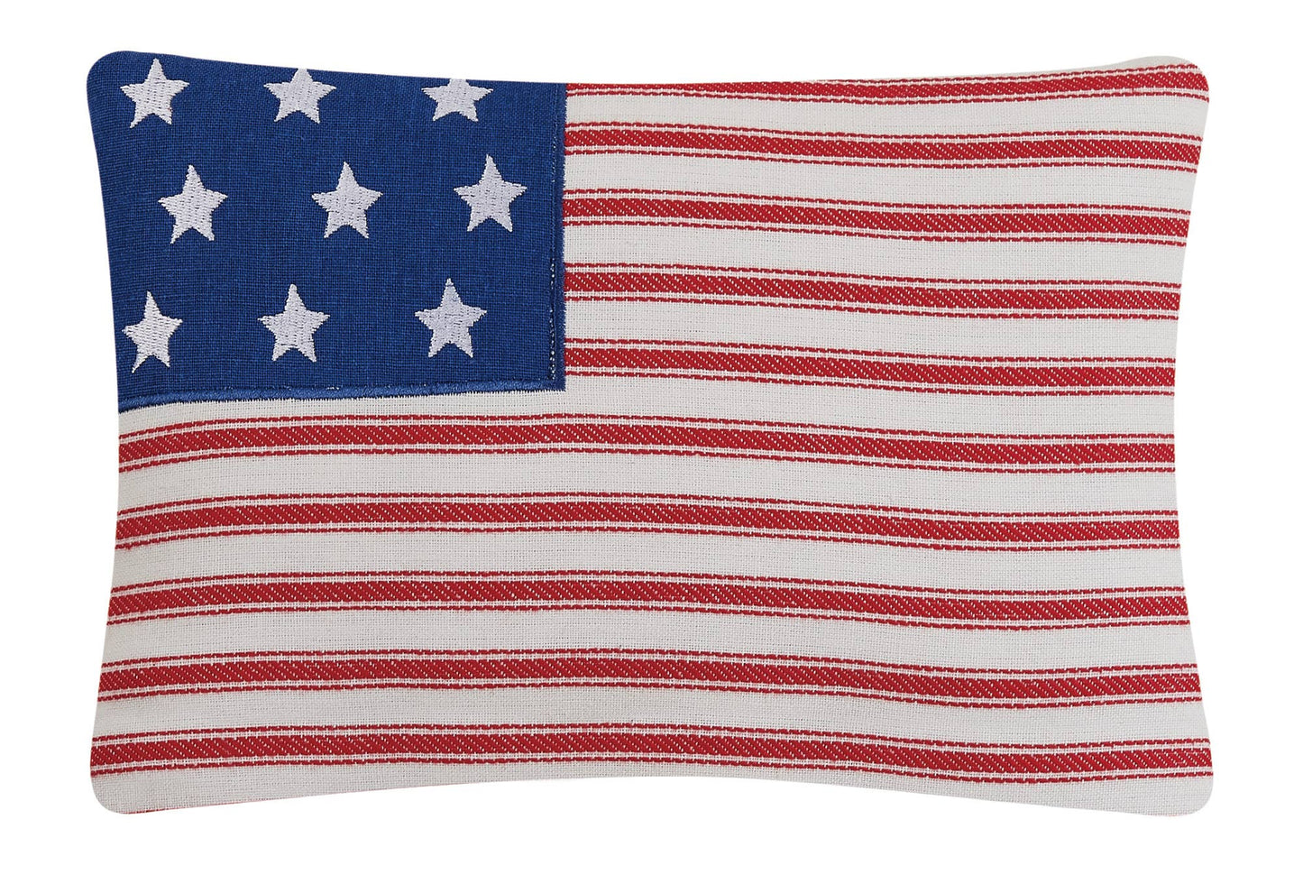 Flag Embroidered Pillow