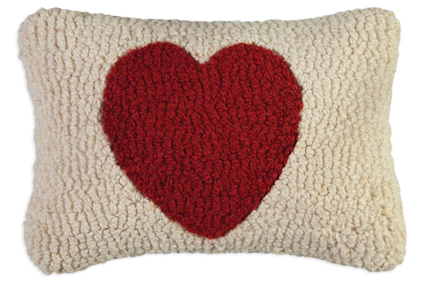 Red Heart Hook Pillow