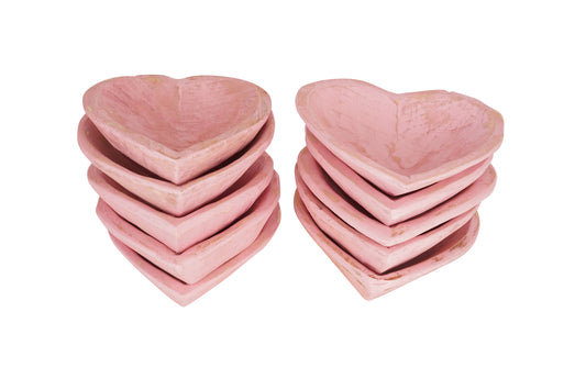 Pink Heart Bowl