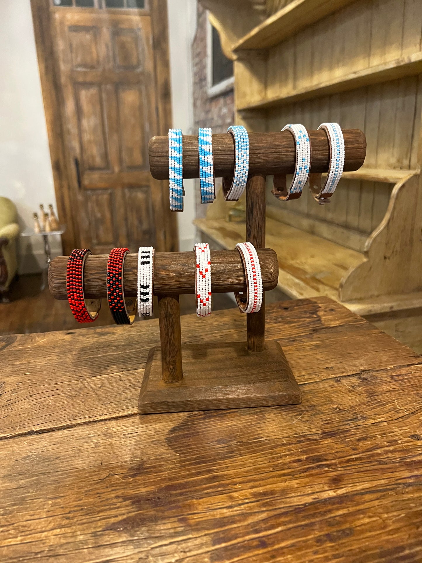 1/2" Adjustable Beaded Cuff