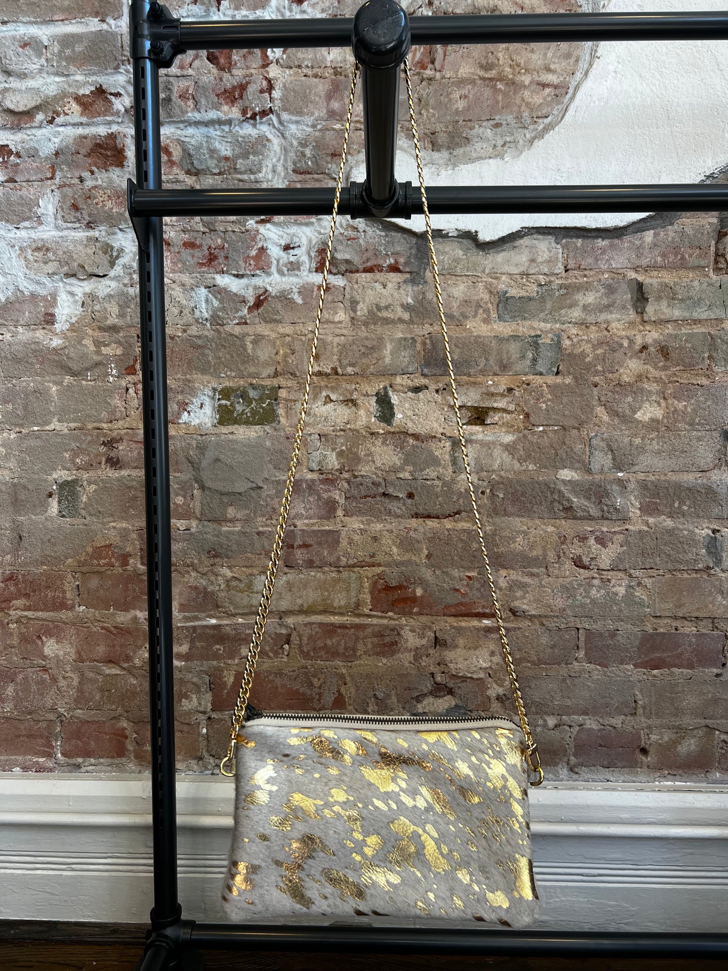 Parker and Hyde Gold Metallic Hyde Crossbody