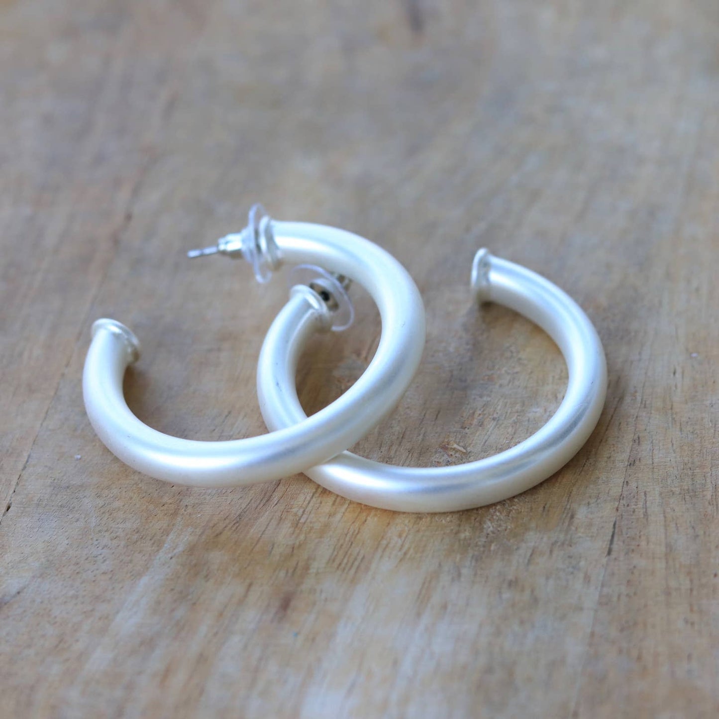 Silver Everyday Hoop